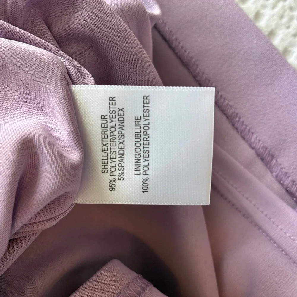 NWT Belle Badgley Mischka Dress Sheath Lilac Lavender Kentucky Derby Women 12 - Picture 6 of 12